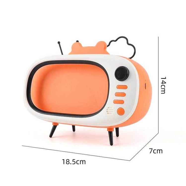 MHT738 No Light Retro TV Shape Phone Stand Desktop Lazy Stand, Color Random Delivery - Desktop Holder by buy2fix | Online Shopping UK | buy2fix