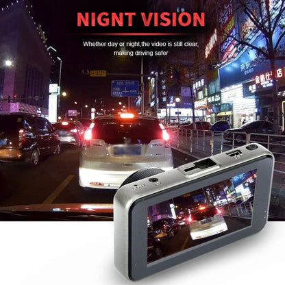 C900 3 Inch 1080P HD Dual-lens Motion Detection Driving Recorder by buy2fix