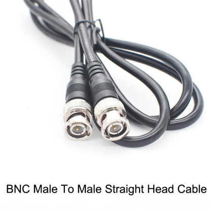 BNC Male To Male Straight Head Cable Coaxial Cable Video Jumper, Length: 0.5m - Security by buy2fix | Online Shopping UK | buy2fix