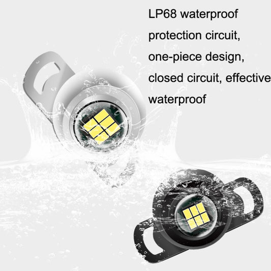 Car LED Ultra -Bright Electric Eye Reversing Light External Bulb Modified Universal Auxiliary Light, Style: Long Bright After 3 Flashes Black Shell by buy2fix