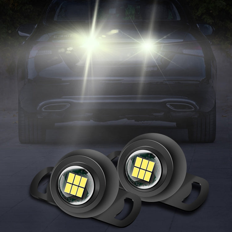 Car LED Ultra -Bright Electric Eye Reversing Light External Bulb Modified Universal Auxiliary Light, Style: Long Bright After 3 Flashes Silver Shell - In Car by buy2fix | Online Shopping UK | buy2fix