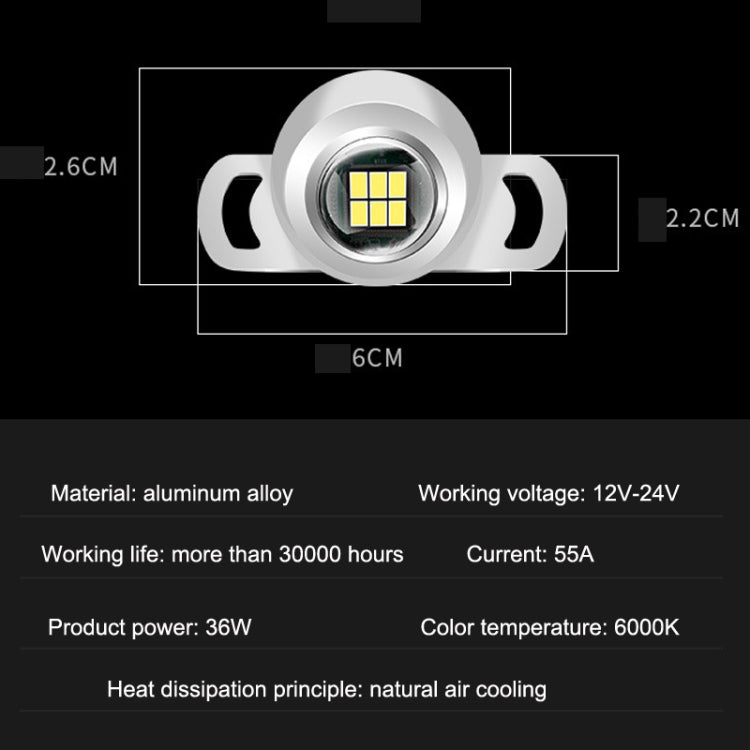 Car LED Ultra -Bright Electric Eye Reversing Light External Bulb Modified Universal Auxiliary Light, Style: Long Bright After 3 Flashes Silver Shell - In Car by buy2fix | Online Shopping UK | buy2fix