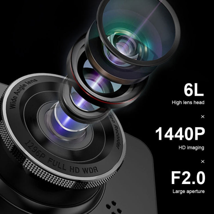 L601 HD Night Vision Electronics Dog Reversing Image Driving Recorder, Style: Standard Version(Single Record) by buy2fix