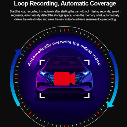 L601 HD Night Vision Electronics Dog Reversing Image Driving Recorder, Style: Standard Version(Single Record) by buy2fix