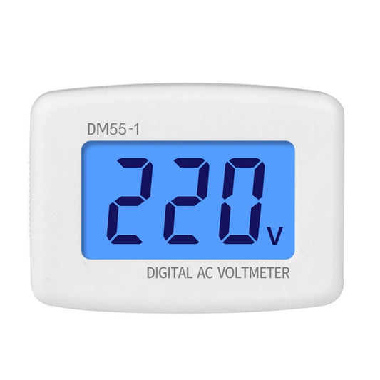 DM55-1 AC 110V- 220V LCD Digital Voltmeter Voltage Tester Detector Meter US Plug by buy2fix