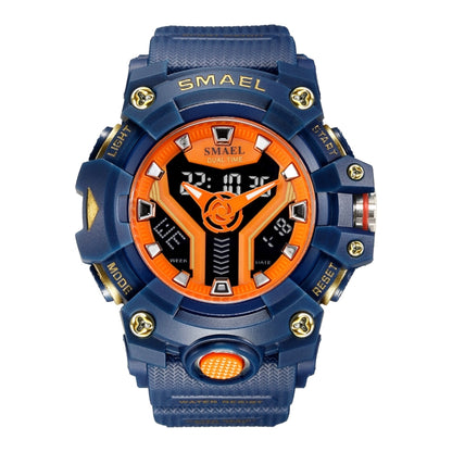 SMAEL 8075 Multi-function Waterproof Night Light Outdoor Watch(Cymbidium) - Sport Watches by SMAEL | Online Shopping UK | buy2fix