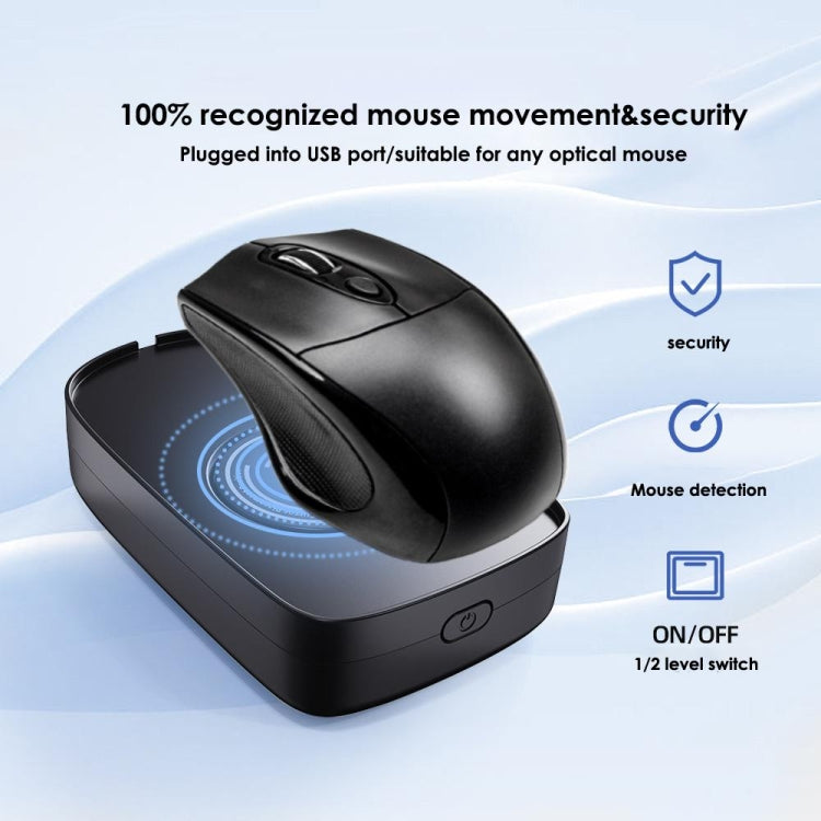 H26 Automatic Movement Virtual Mouse To Prevent Computer Lock Screen(Black) -  by buy2fix | Online Shopping UK | buy2fix