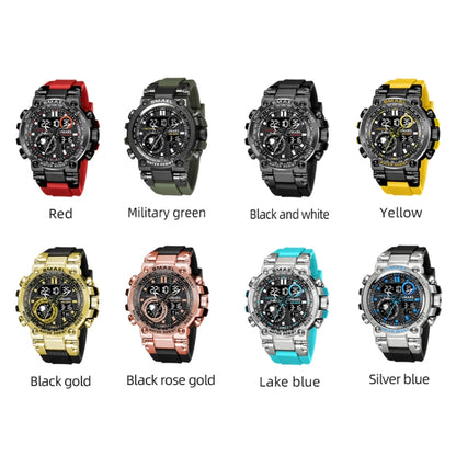 SMAEL 1803B Outdoor Waterproof Multifunctional Alloy Sports Watch(Yellow) - Sport Watches by SMAEL | Online Shopping UK | buy2fix