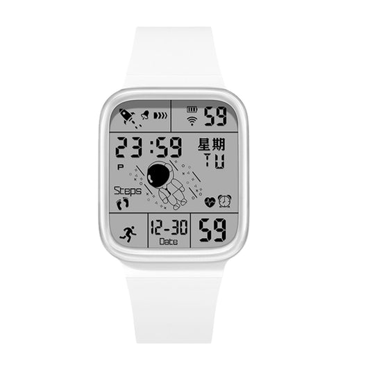 SMAEL 8808 Multifunctional Alarm Outdoor Waterproof Sports Electronic Watch(White) - Sport Watches by SMAEL | Online Shopping UK | buy2fix