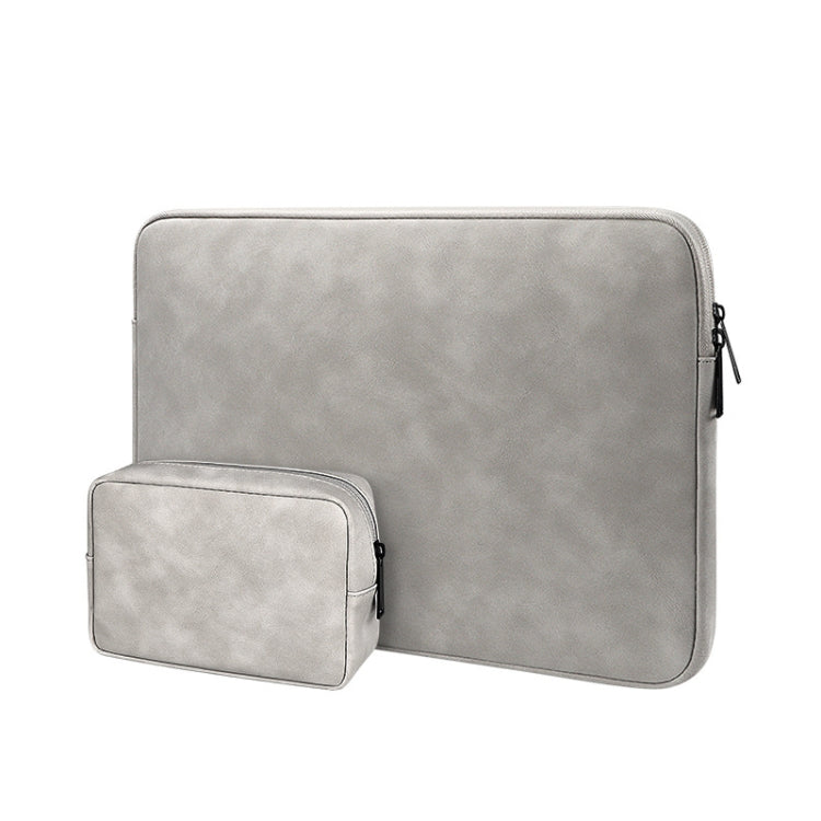 ND12 Lambskin Laptop Lightweight Waterproof Sleeve Bag, Size: 13.3 inches(Gray with Bag) - 13.3 inch by buy2fix | Online Shopping UK | buy2fix