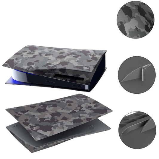 For PS5 CD-ROM Version Game Console Camouflage Shell Protective Cover by buy2fix