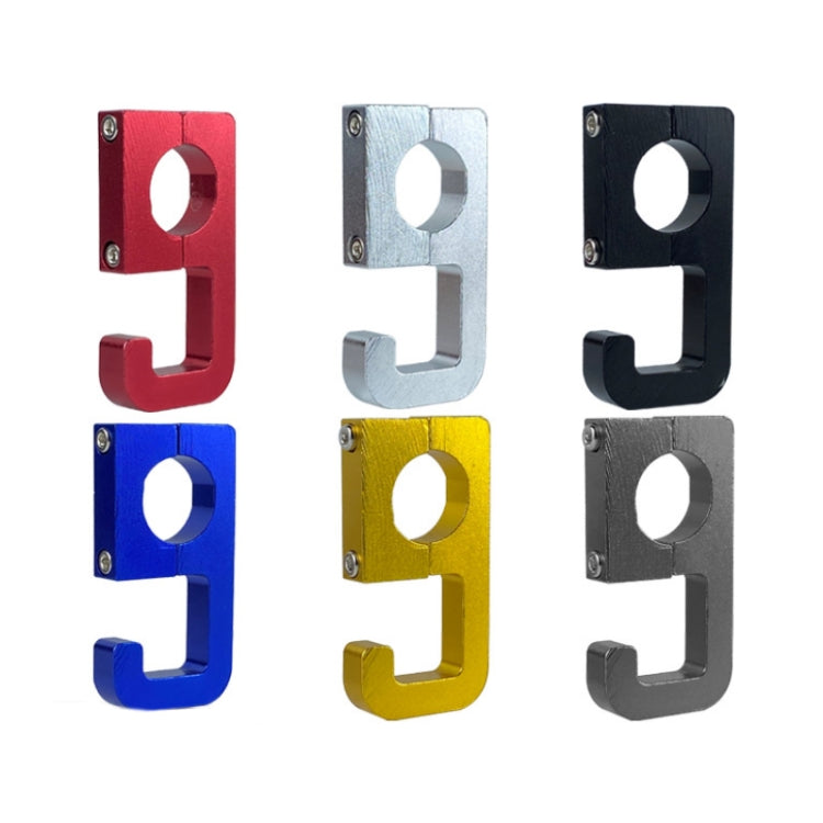 2pcs Motorcycle Type 69 Aluminum Alloy Multifunctional Helmet Hook(Black) by buy2fix