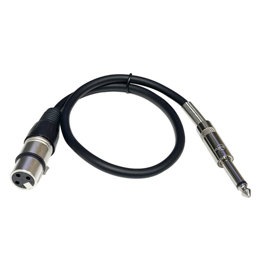 6.35mm Caron Female To XLR 2pin Balance Microphone Audio Cable Mixer Line, Size: 20m by buy2fix