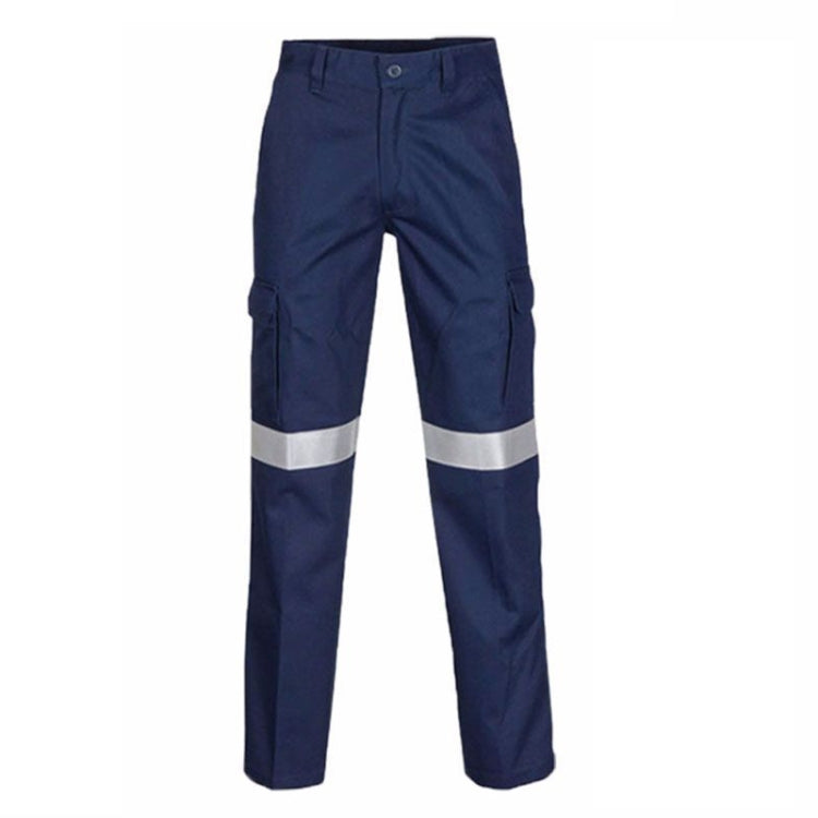 Pure Cotton Long-sleeved Reflective Clothes Overalls Work Clothes, Size: XL(Single Reflector Pants) - Workplace Safety Supplies by buy2fix | Online Shopping UK | buy2fix