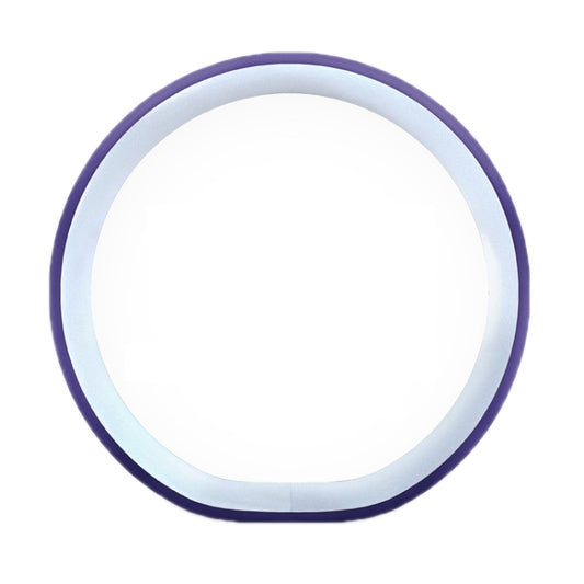 Car Steering Wheel Short Plush Winter Non-slip Grip Cover, Size: 38cm(D Shaped Purple) by buy2fix