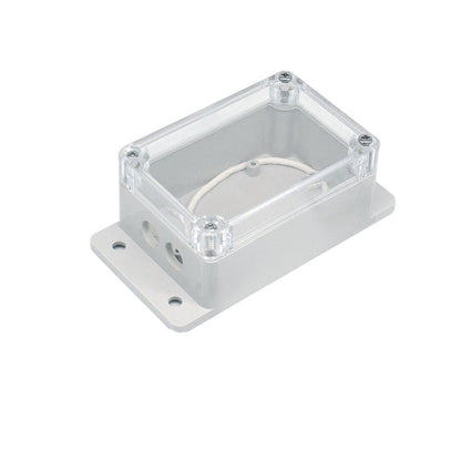 2pcs Switch Modified Part IP66 Waterproof Shell Transparent Upper Hole PG7+Wiring Port - Consumer Electronics by buy2fix | Online Shopping UK | buy2fix