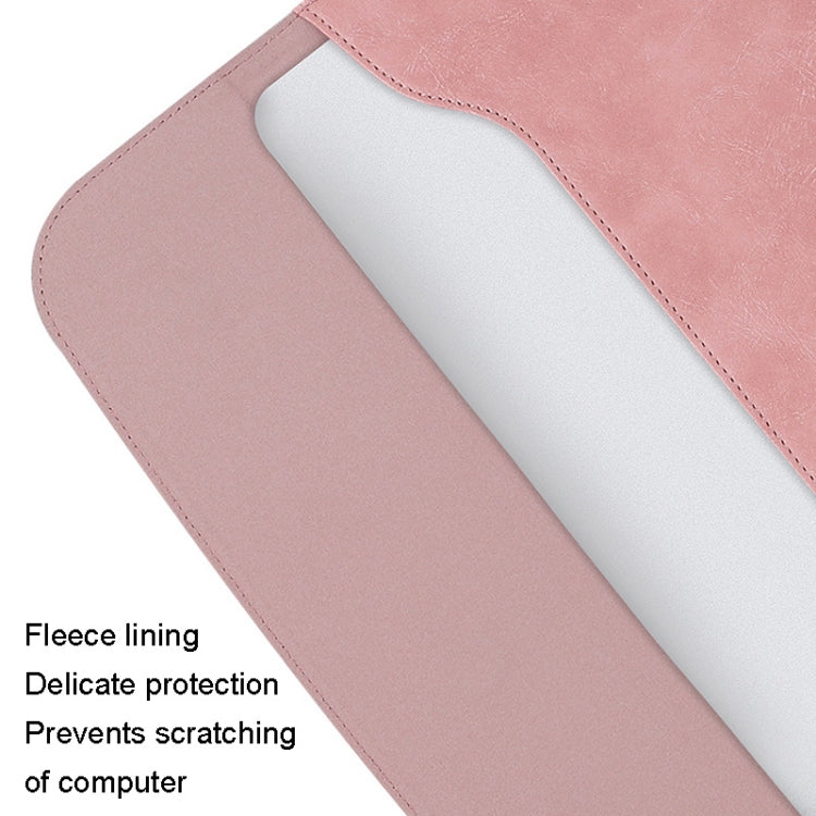 A20 Laptop Bag Magnetic Suction Slim Tablet Case Inner Bag, Size: 15.4/16 inch(Pink) -  by buy2fix | Online Shopping UK | buy2fix