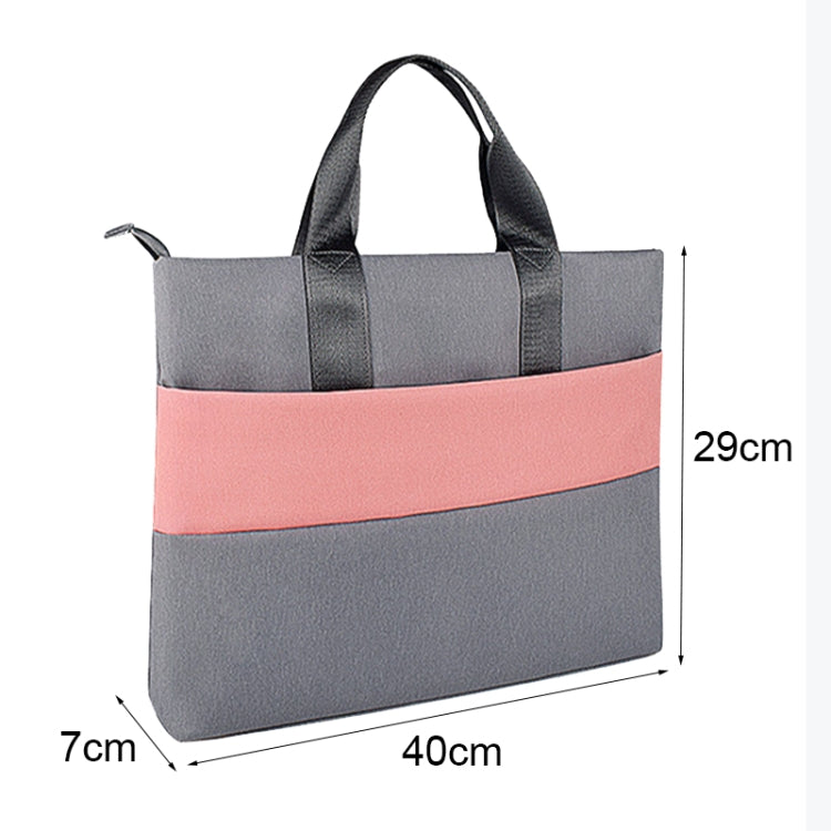 ST05DZ 14.1-15.4 Inch Universal Color Matching Portable Laptop Liner Bag(Pink and Gray) - 14.1 inch by buy2fix | Online Shopping UK | buy2fix