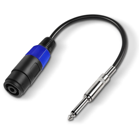 4 Core Ommus Female To 6.35mm Male Audio Cable(0.3m) by buy2fix