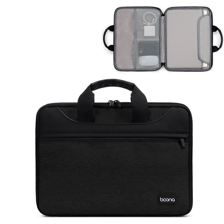 Baona BN-I003 Oxford Cloth Full Open Portable Waterproof Laptop Bag, Size: 11/12 inches(Black) -  by Baona | Online Shopping UK | buy2fix