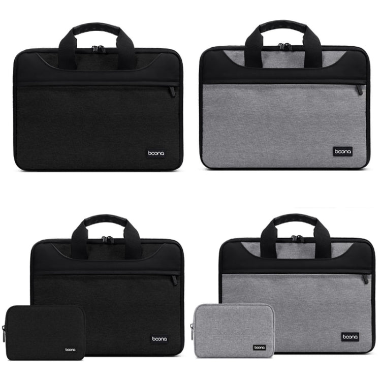 Baona BN-I003 Oxford Cloth Full Open Portable Waterproof Laptop Bag, Size: 13/13.3 inches(Black+Power Bag) -  by Baona | Online Shopping UK | buy2fix