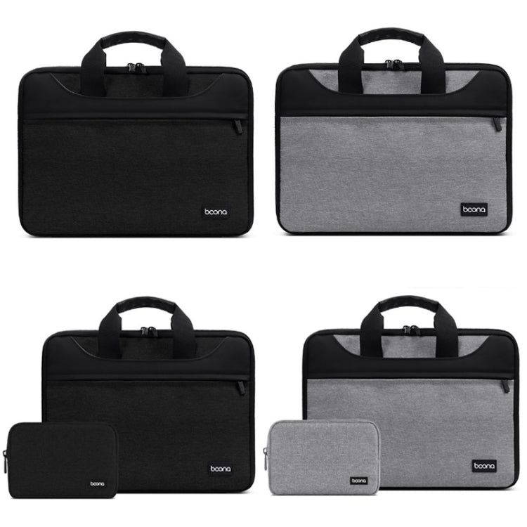 Baona BN-I003 Oxford Cloth Full Open Portable Waterproof Laptop Bag, Size: 16/17 inches(Grey) -  by Baona | Online Shopping UK | buy2fix