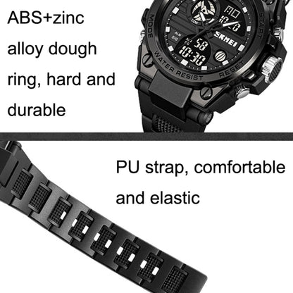 SKMEI 2031 Dual Movement Multifunctional Waterproof Outdoor Sports Watch(Black Gold) - Sport Watches by SKMEI | Online Shopping UK | buy2fix