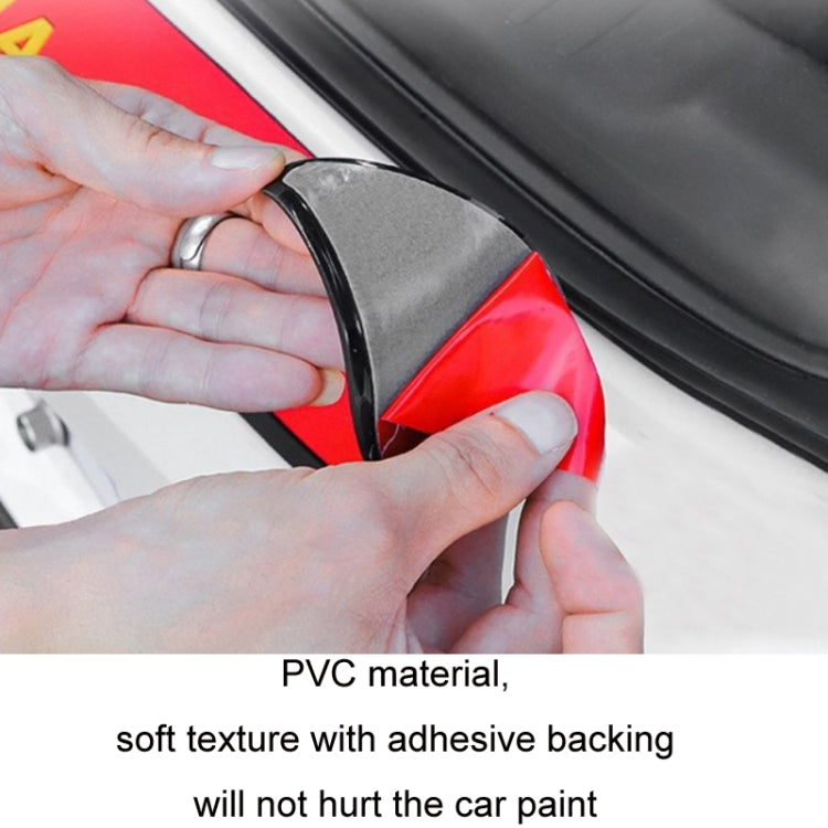 Car Trunk Anti-collision Strip Threshold Decoration Protection Sticker(British Red) by buy2fix