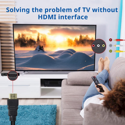 HDMI To AV/3RCA TV Audio Video Cable(1.5m) by buy2fix