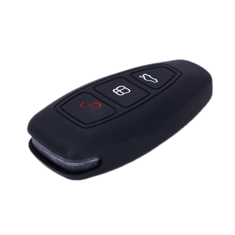 For Ford Focus/Mondeo 2pcs Folding Three-Button Key Protect Cover(Orange) by buy2fix