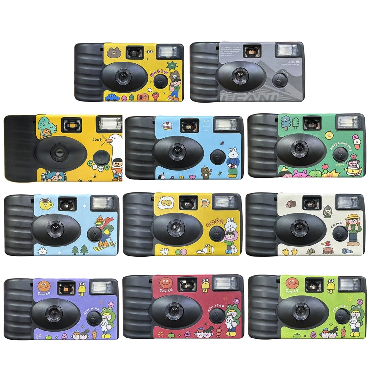 27pcs Illustration Retro Film Camera Waterproof Cartoon Decorative Stickers without Camera - Consumer Electronics by buy2fix | Online Shopping UK | buy2fix