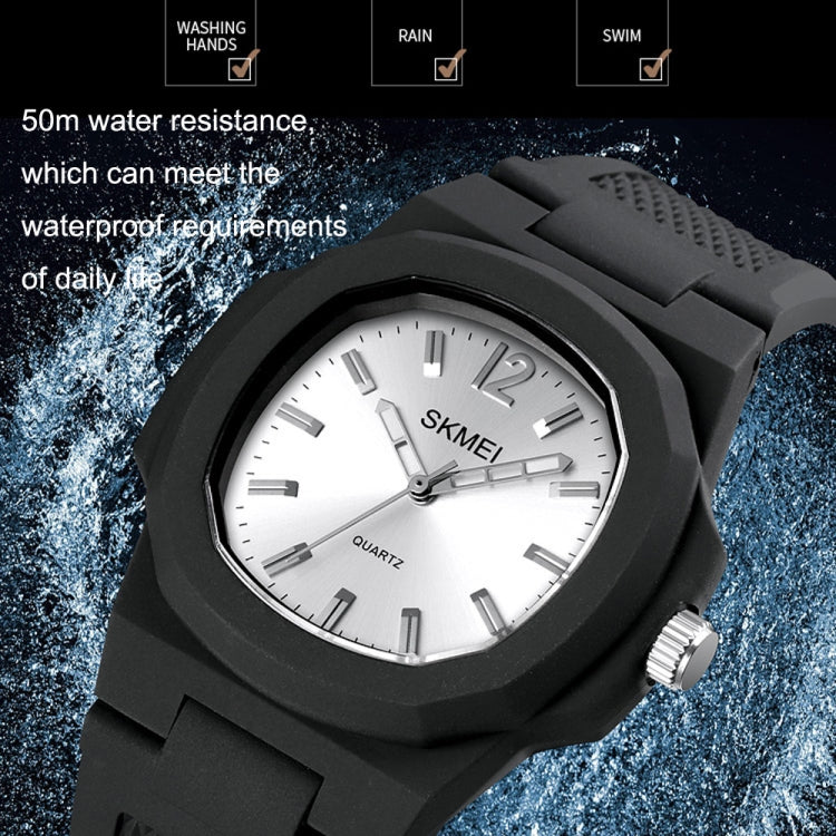 SKMEI 1717 Square Men Watch Outdoor Sports Pointer Waterproof Quartz Watch, Color: Silver - Sport Watches by SKMEI | Online Shopping UK | buy2fix