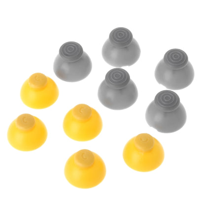 For Nintendo Gamecube NGC Controller 10pcs Joystick Cap Replacement Parts(Yellow) - Repair & Spare Parts by buy2fix | Online Shopping UK | buy2fix