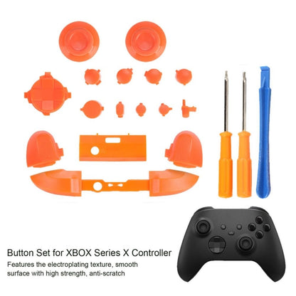 For Xbox Series X Controller Thumbstick LB RB Bumpers Trigger Buttons With Screwdriver Accessories(Yellow) - Repair & Spare Parts by buy2fix | Online Shopping UK | buy2fix