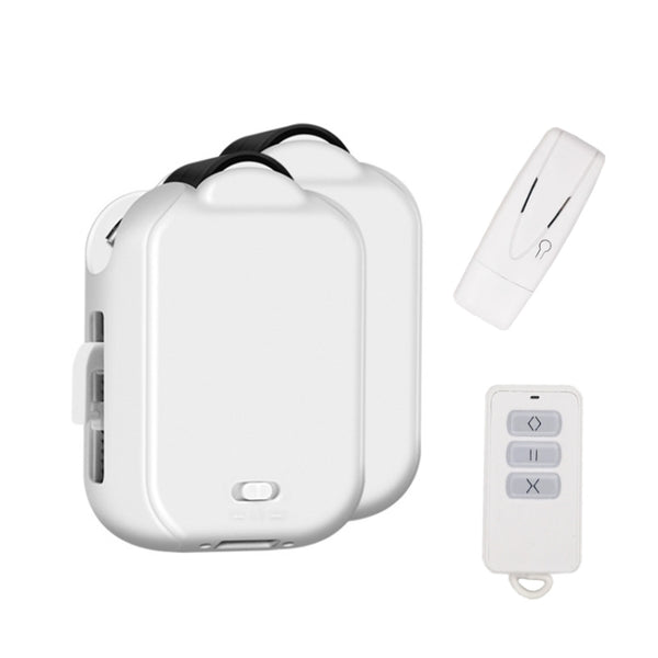 X101 Smart Home Automatic Curtain Machine With RC, Style: Track Model Double Host+Gateway by buy2fix