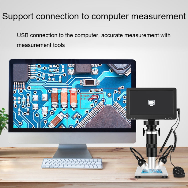 1200X 7-Inch HD Display Multifunctional Maintenance Inspection Digital Microscope(DM9-S) - Consumer Electronics by buy2fix | Online Shopping UK | buy2fix