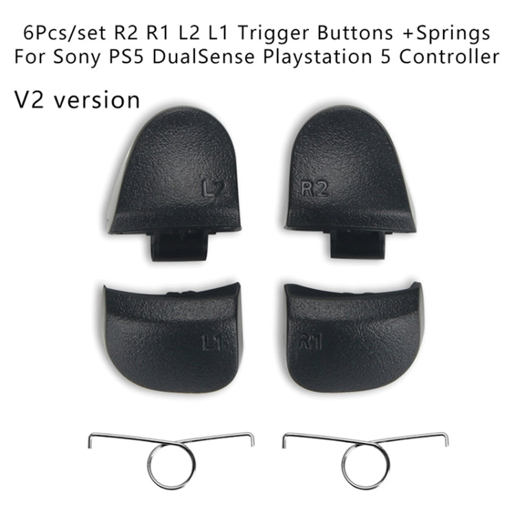 For PS5 Controller V2 Version 2sets R2 L2 L1 L2 Buttons Spring DualSense Gamepad Button Set - Repair & Spare Parts by buy2fix | Online Shopping UK | buy2fix