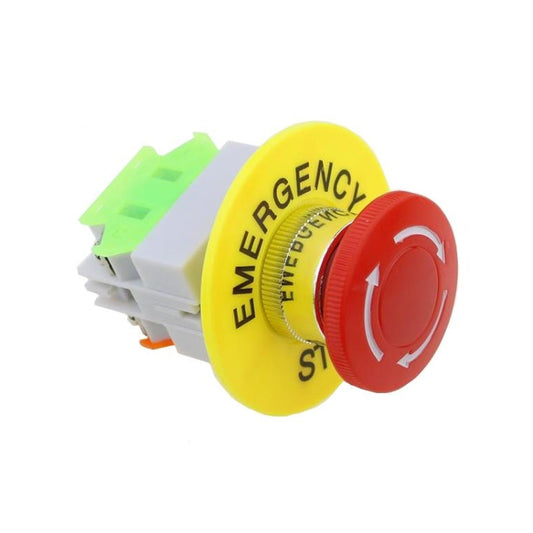 2pcs LAY37-11ZS Elevator Emergency Stop Mushroom Head Button(Red) by buy2fix