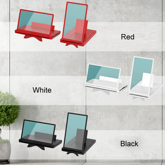 12-Inch Dual-HD Lens Horizontal Vertical Mobile Phone Screen Amplifier(Black) by buy2fix