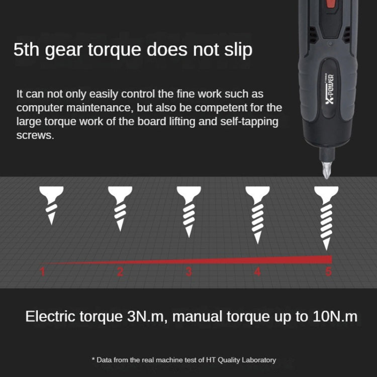 X-power Household Straight Rod Electric Screwdriver(KCS217-P26B) - Screwdriver Tools by X-power | Online Shopping UK | buy2fix