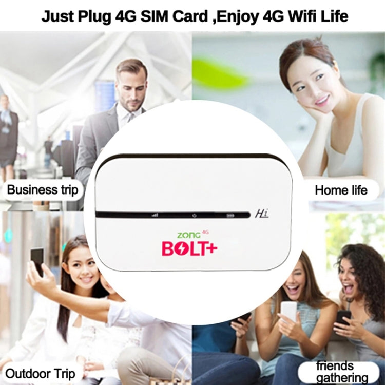 E5576S 4G LTE Router No Lock Card WiFi Support Malay MOD Mobile Router For Europe Asia Africa(White) by buy2fix