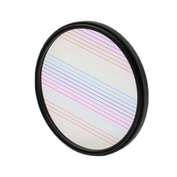 58mm+Rainbow Photography Brushed Widescreen Movie Special Effects Camera Filter by buy2fix