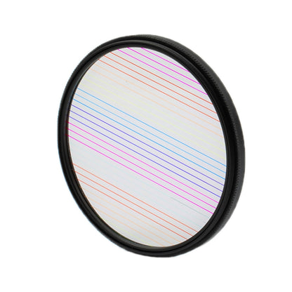58mm+Rainbow Photography Brushed Widescreen Movie Special Effects Camera Filter by buy2fix