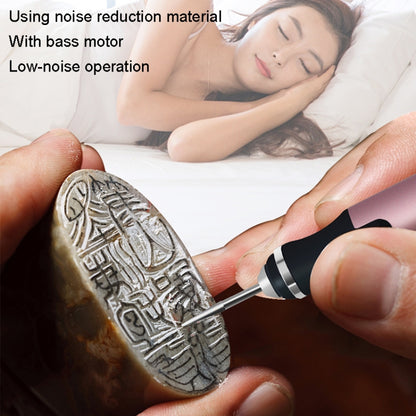 SNJ-3681 Mini Engraving Pen Wireless Polishing Electric Grinder, Style: Roae Gold+Grinding Head - Abrasive Tools & Accessories by buy2fix | Online Shopping UK | buy2fix