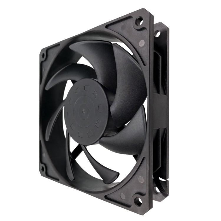 MF12025 4pin High Air Volume High Wind Pressure FDB Magnetic Suspension Chassis Fan 3000rpm (Black) by buy2fix