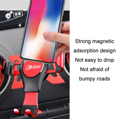 For Audi Car Strong Magnetic Phone Holder(Q2L Stand 1 Silver) by buy2fix