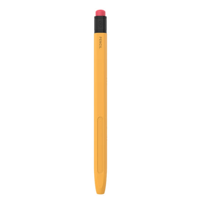 For Apple Pencil 1 AhaStyle PT180-2 Silicone Protective Case Anti-Slip And Anti-Drop Capacitive Pen Case(Yellow) - Pencil Accessories by AhaStyle | Online Shopping UK | buy2fix