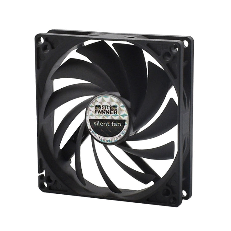 FANNER Ice Soul F10015 Desktop Computer Radiator PWM Intelligent Speed Regulation Ultra-thin Chassis Fan(Black) -  by FANNER | Online Shopping UK | buy2fix