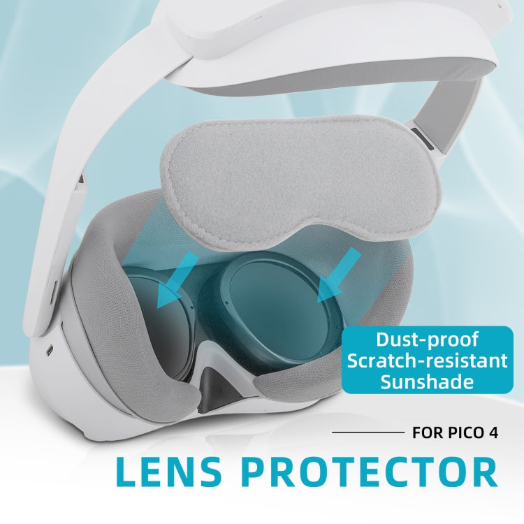 For PICO 4 Hifylux PC-ZF17 Lens Protector VR Glasses Dust-proof Sponge Pad(Light Grey) - Consumer Electronics by Hifylux | Online Shopping UK | buy2fix