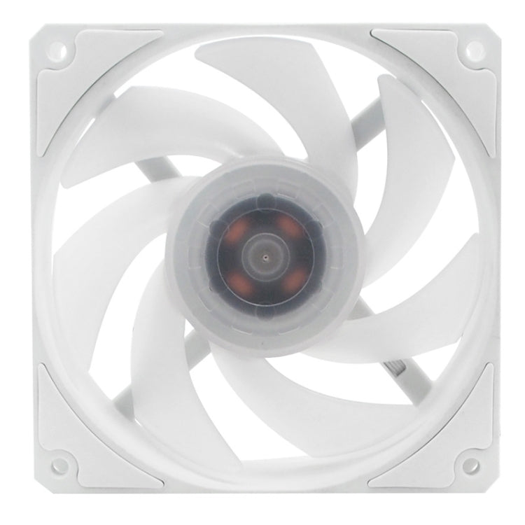 MF12025 5V ARGB 12cm Water Cold Radiator Large Air Volume Chassis Fan(White) by buy2fix